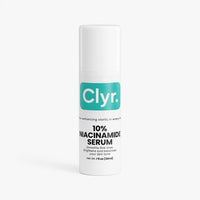 Clyr 10% Niacinamide Serum bottle on a white background